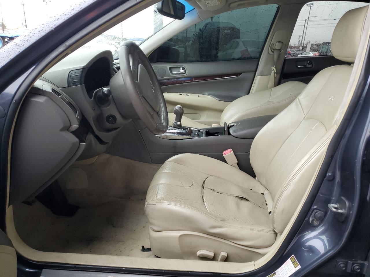 2010 Infiniti G VIN JN1CV6AP5AM201600 Copart auction photo, front end damage thumbnail 7