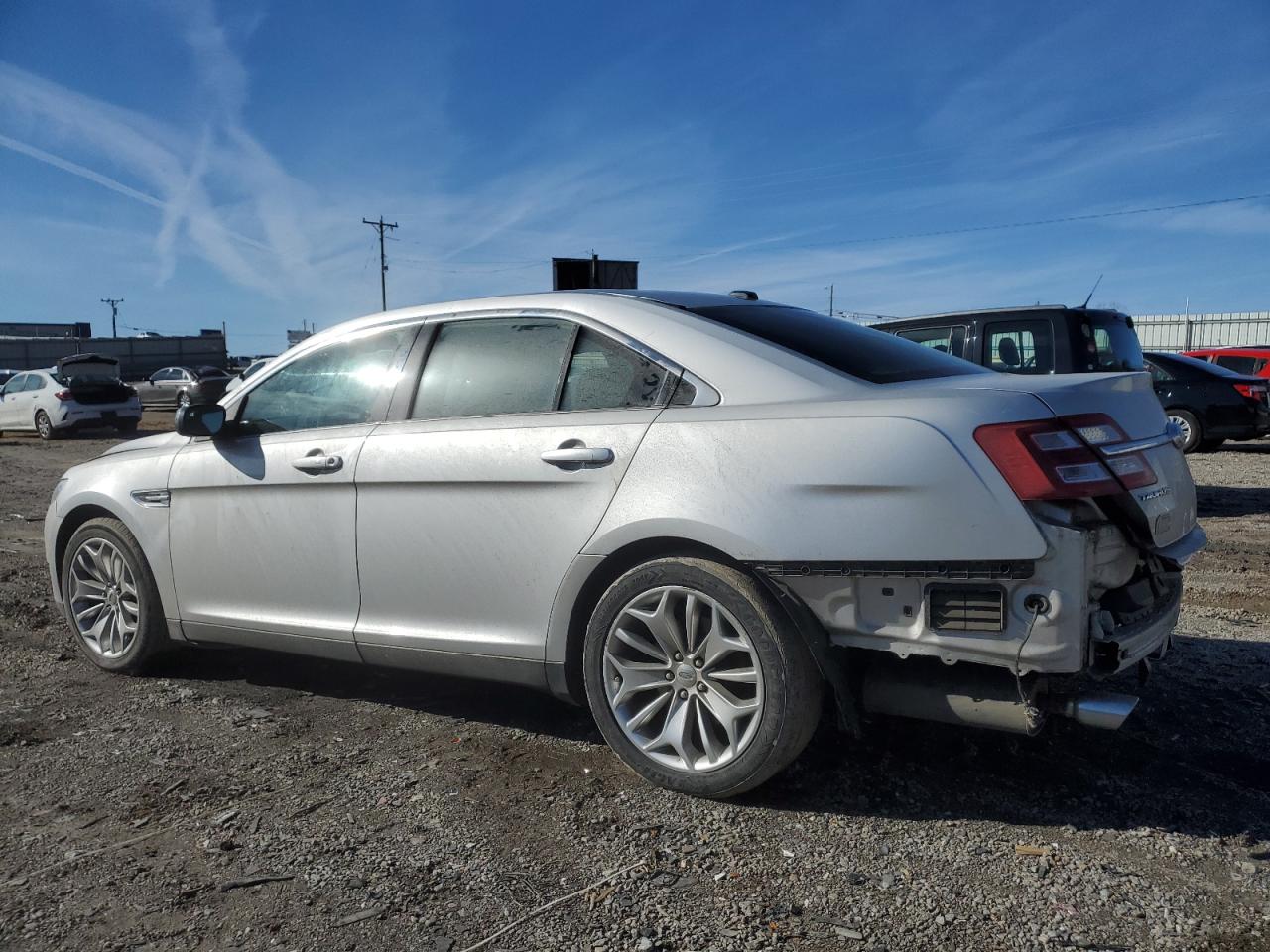 2014 Ford Taurus VIN 1FAHP2F8XEG147535 Copart auction photo, rear end / front end damage thumbnail 2