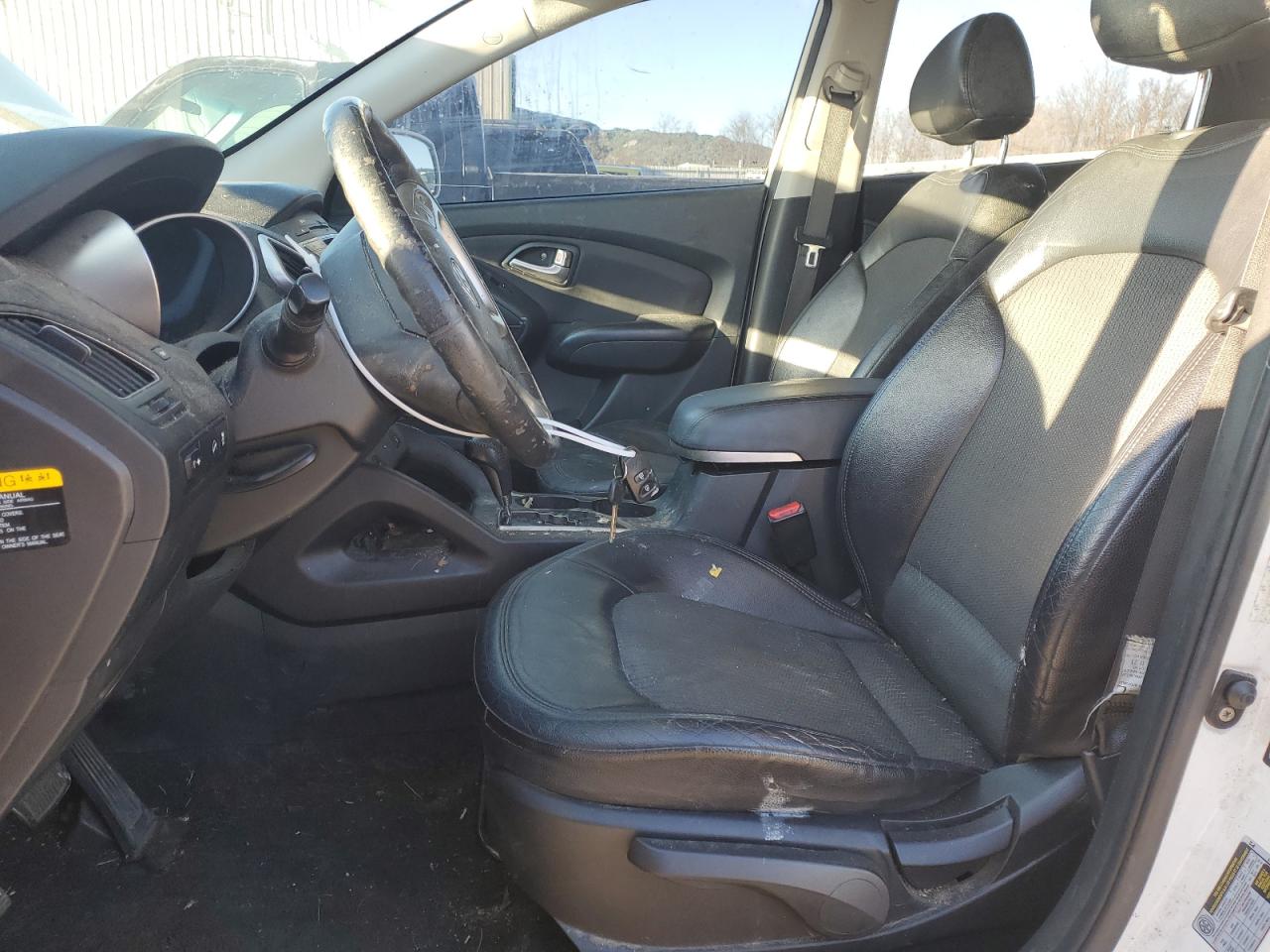 2013 Hyundai Tucson VIN KM8JU3ACXDU655327 Copart auction photo, front end damage thumbnail 7