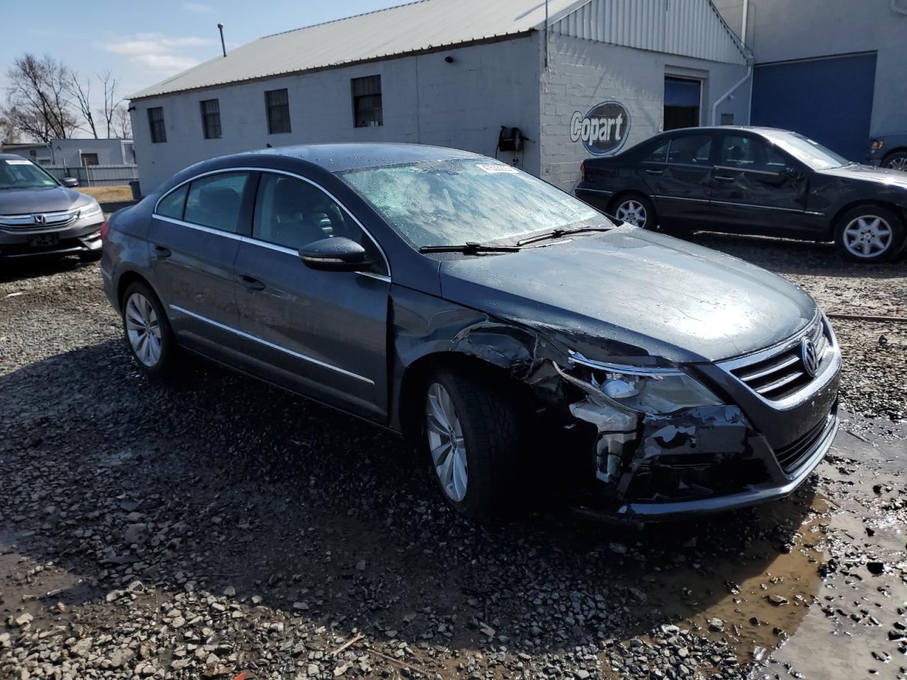 2010 Volkswagen Passat CC VIN WVWNL7AN5AE510798 Copart auction photo, front end / side damage thumbnail 4