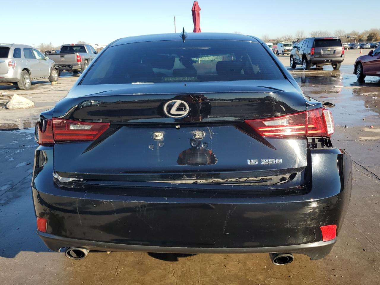 2015 Lexus IS VIN JTHBF1D27F5047156 Copart auction photo, rollover damage thumbnail 6