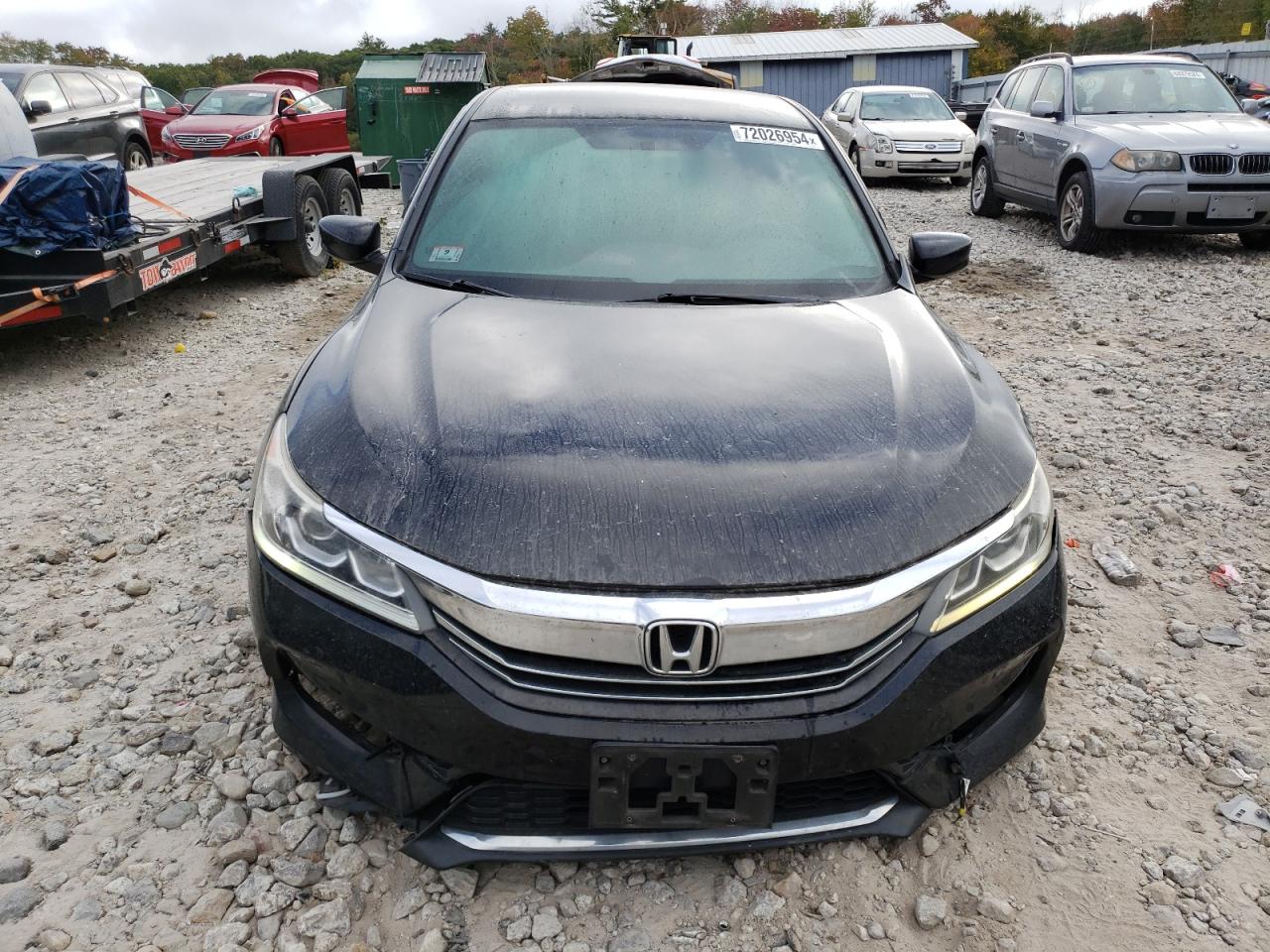 2017 Honda Accord VIN 1HGCR2F51HA140826 Copart auction photo, front end / undercarriage damage thumbnail 5