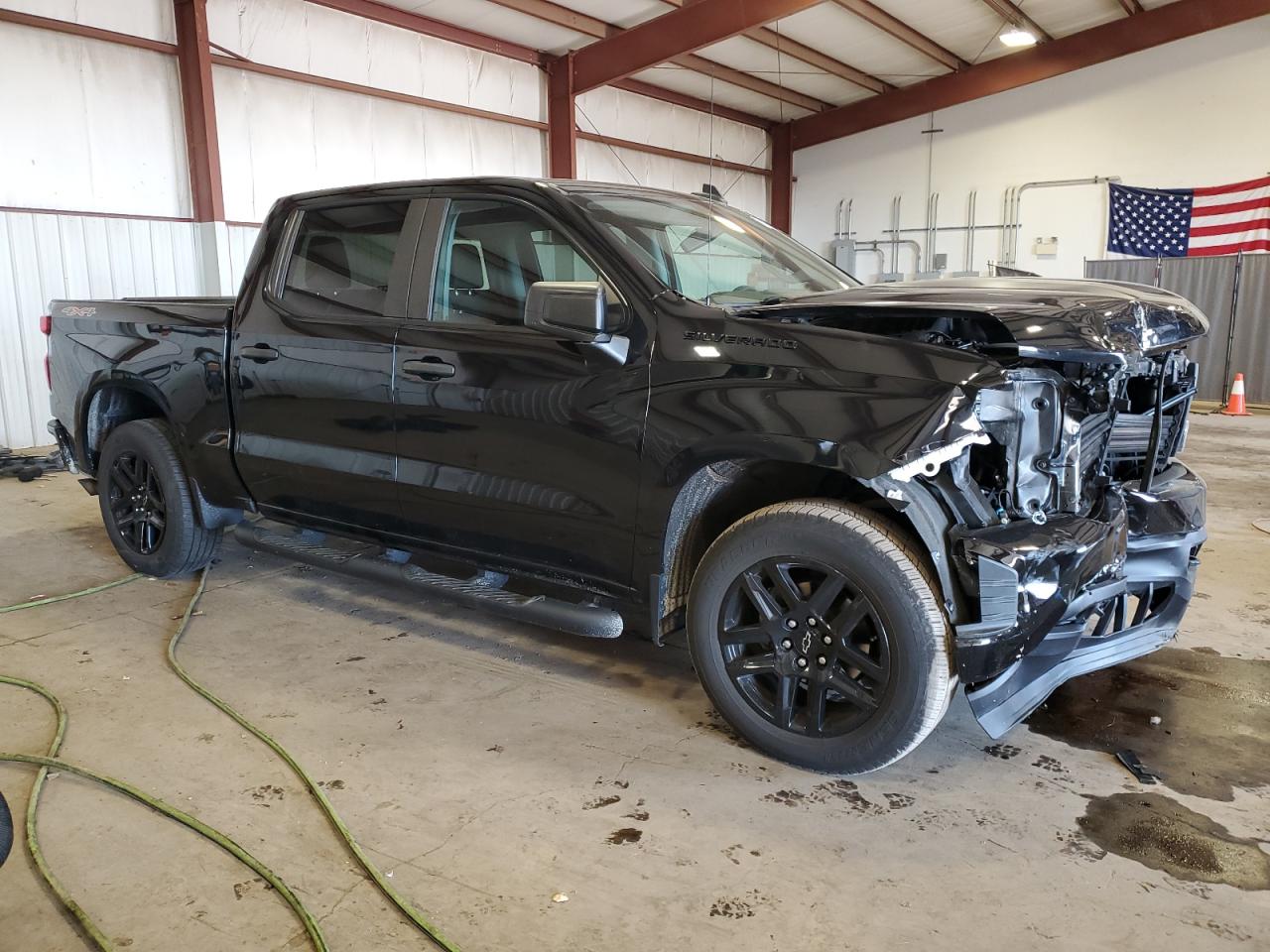2021 Chevrolet Silverado VIN 1GCPYBEK5MZ291268 Copart auction photo, front end / side damage thumbnail 4