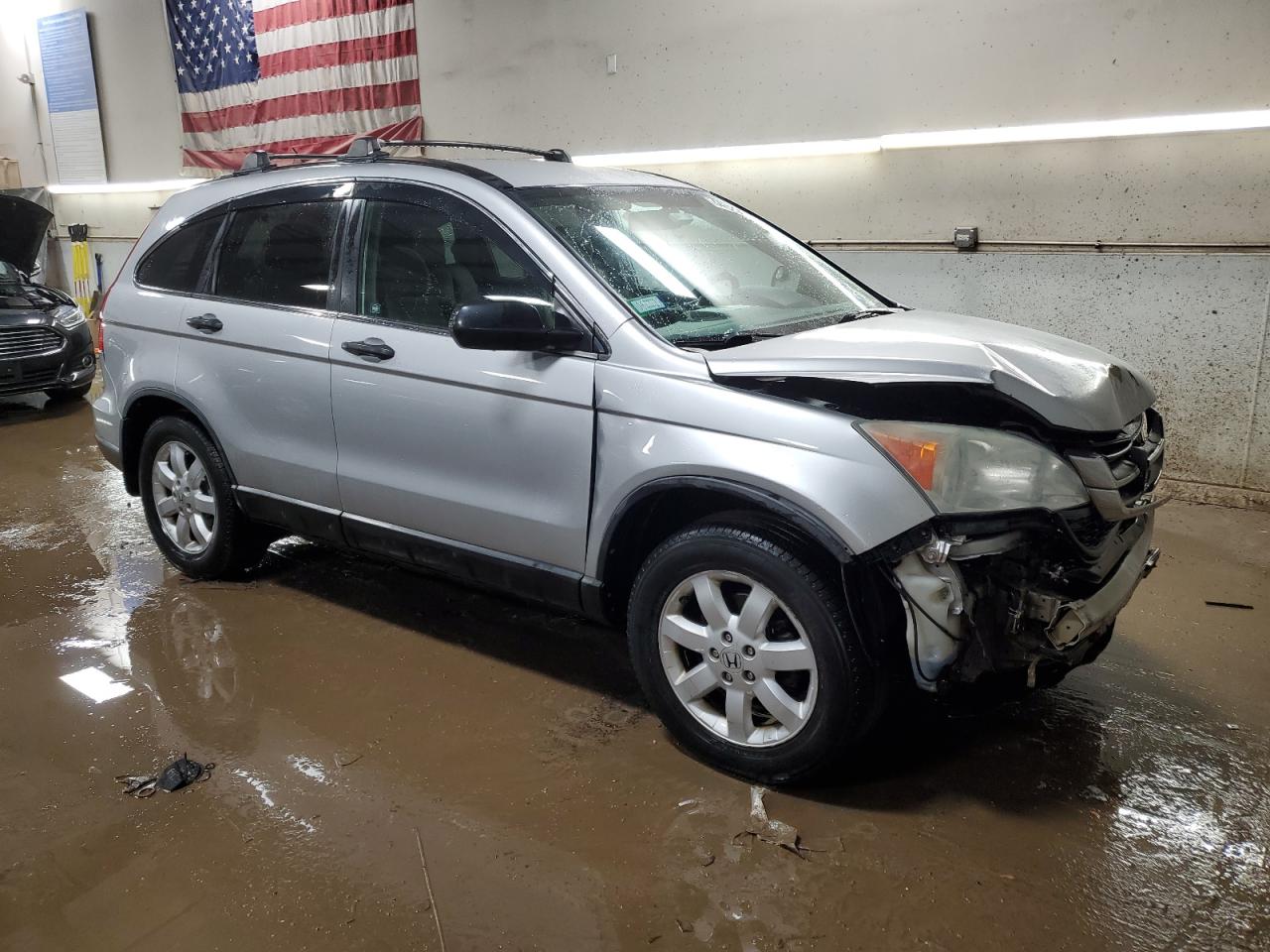 2011 Honda CR-V VIN 5J6RE4H42BL049199 Copart auction photo, front end / side damage thumbnail 4
