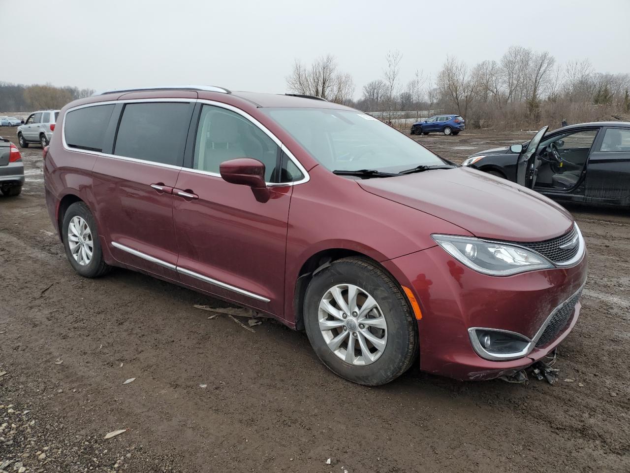 2018 Chrysler Pacifica VIN 2C4RC1EG1JR154721 Copart auction photo, undercarriage damage thumbnail 4