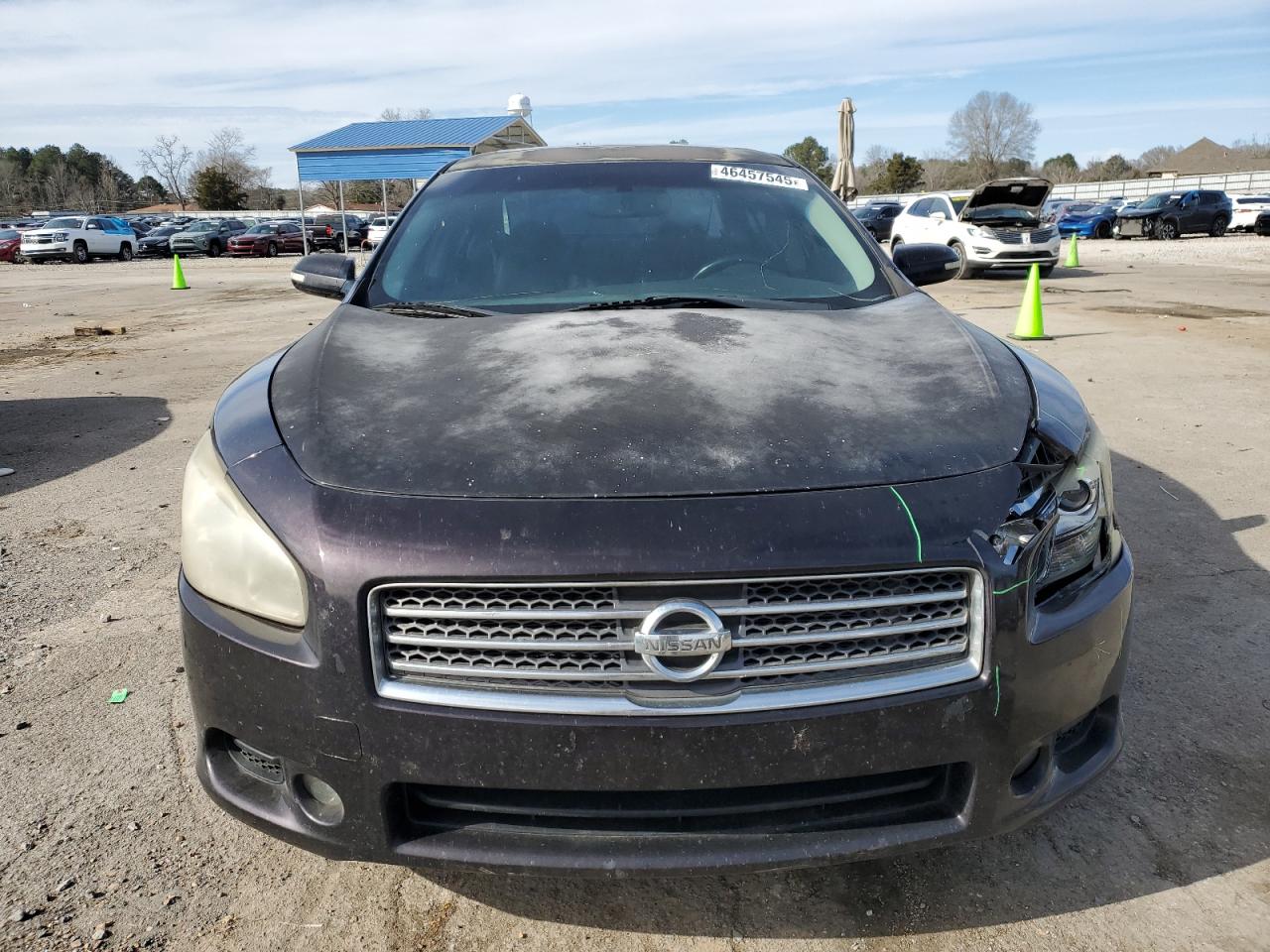 2010 Nissan Maxima VIN 1N4AA5AP4AC851993 Copart auction photo, front end / all over damage thumbnail 5
