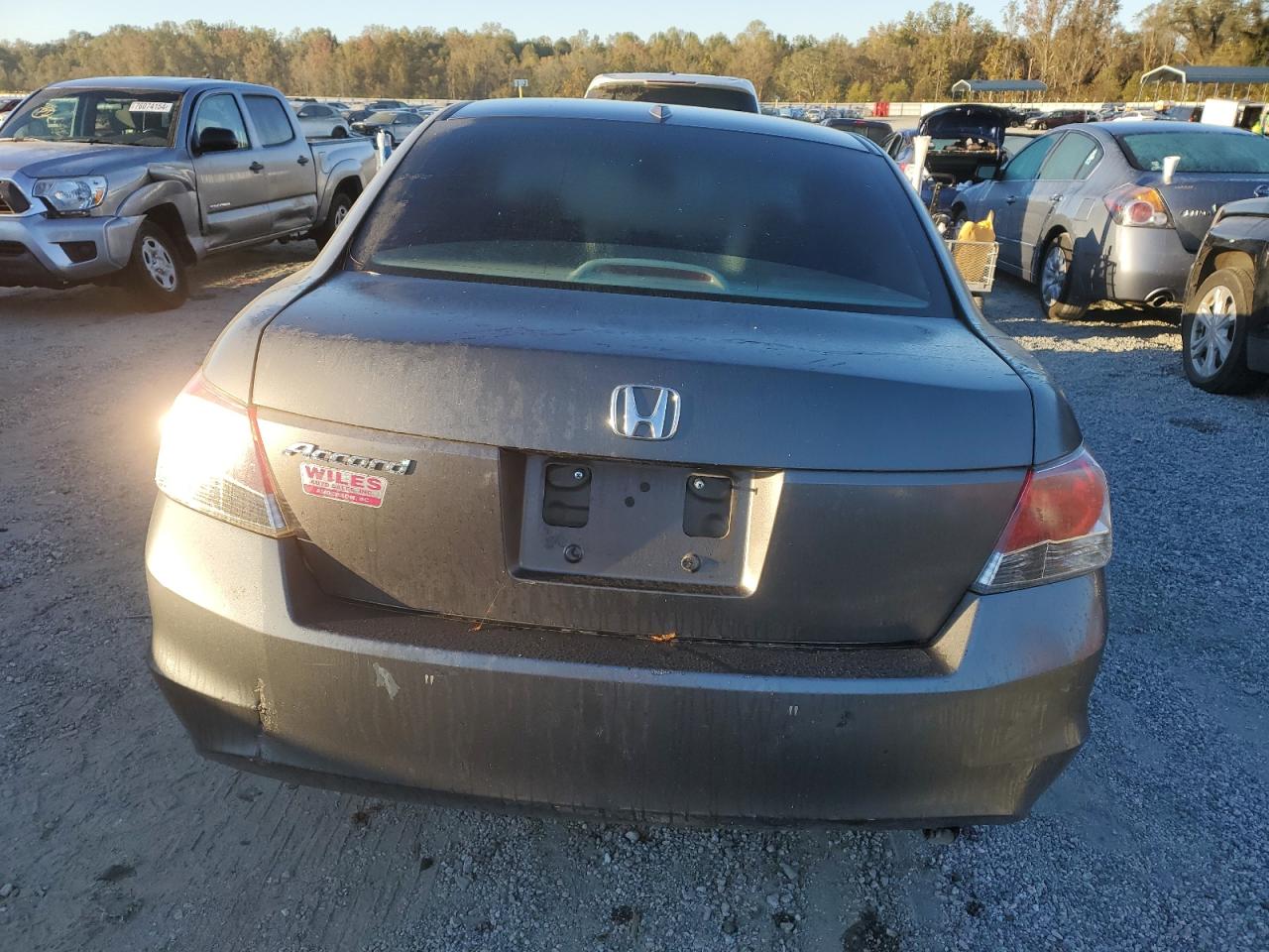 2009 Honda Accord VIN 1HGCP26819A005623 Copart auction photo, front end / side damage thumbnail 6