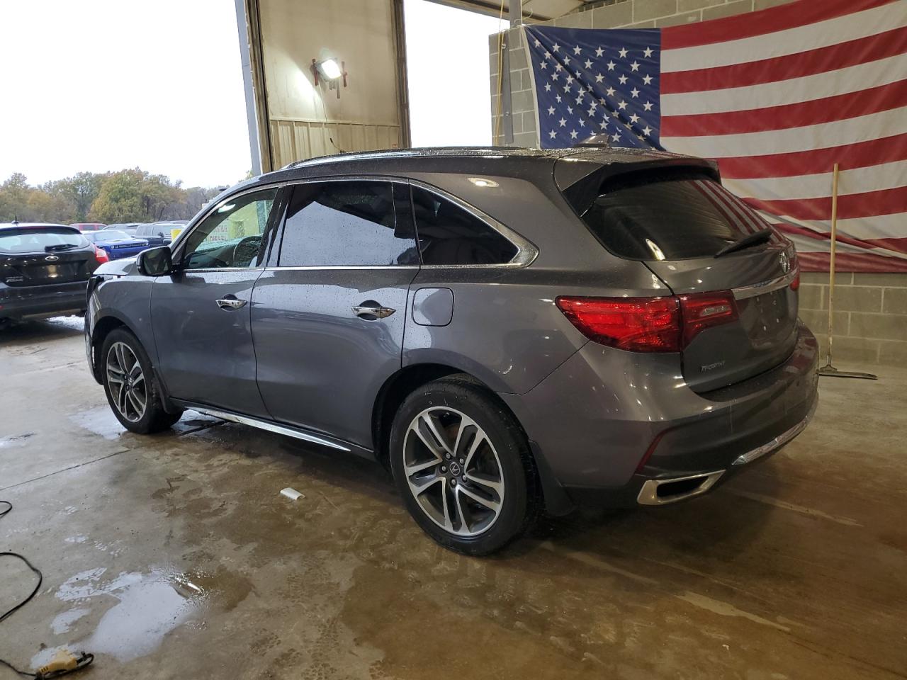 2017 Acura MDX VIN 5FRYD4H85HB022323 Copart auction photo, front end / side damage thumbnail 2
