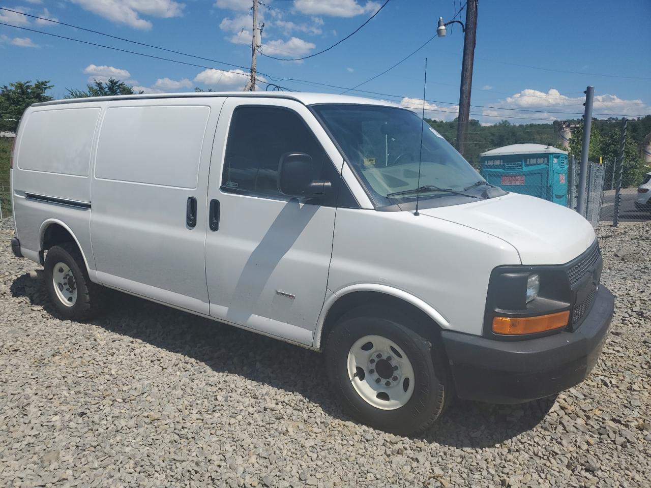 2017 Chevrolet Express VIN 1GCWGAF15H1322148 Copart auction photo, minor dent/scratches damage thumbnail 4