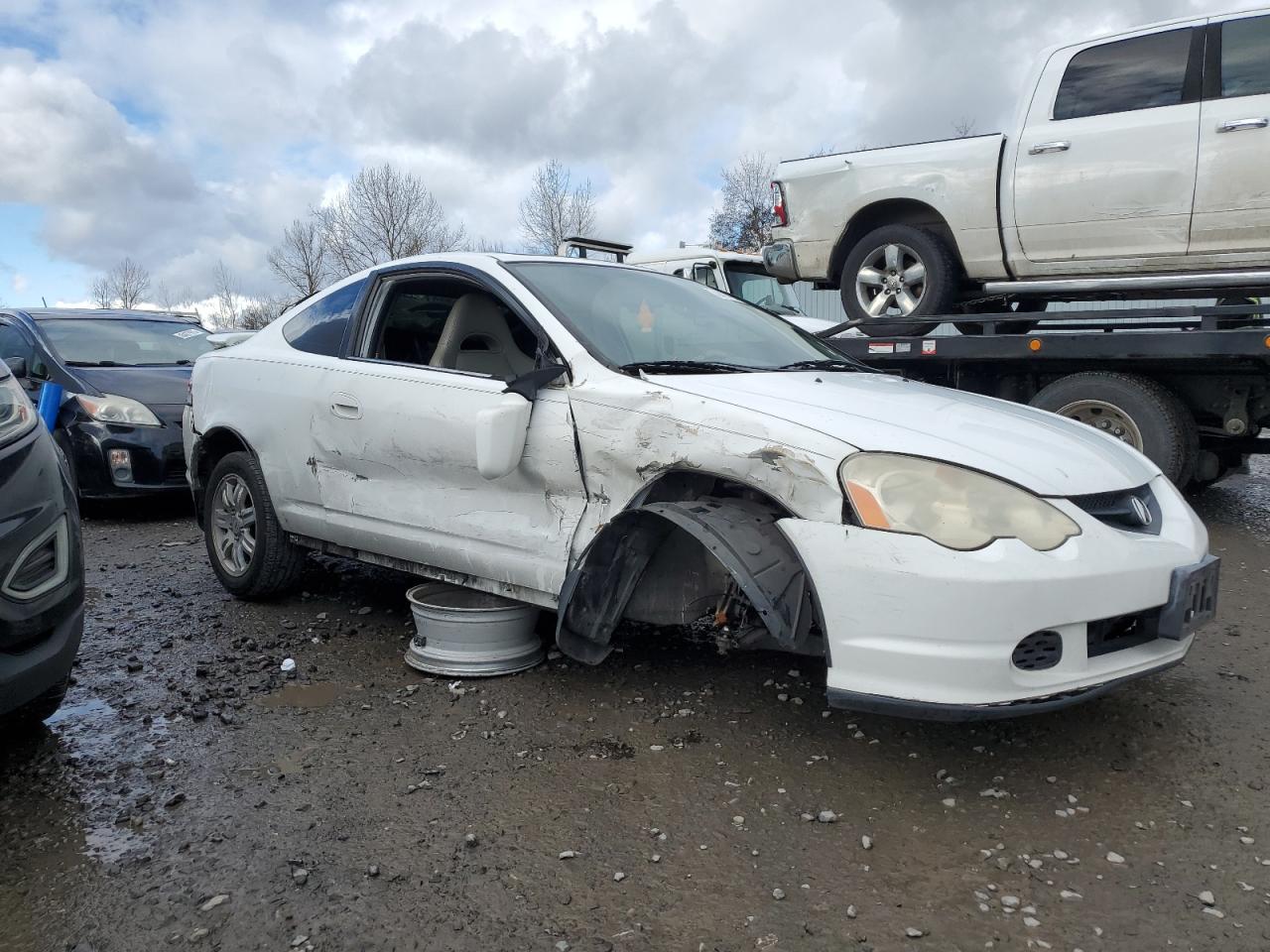 2002 Acura RSX VIN JH4DC54842C006888 Copart auction photo, all over / all over damage thumbnail 4