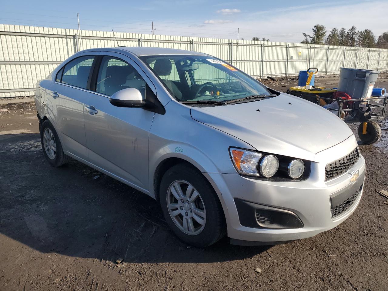 2015 Chevrolet Sonic VIN 1G1JC5SH9F4148928 Copart auction photo, rear end damage thumbnail 4