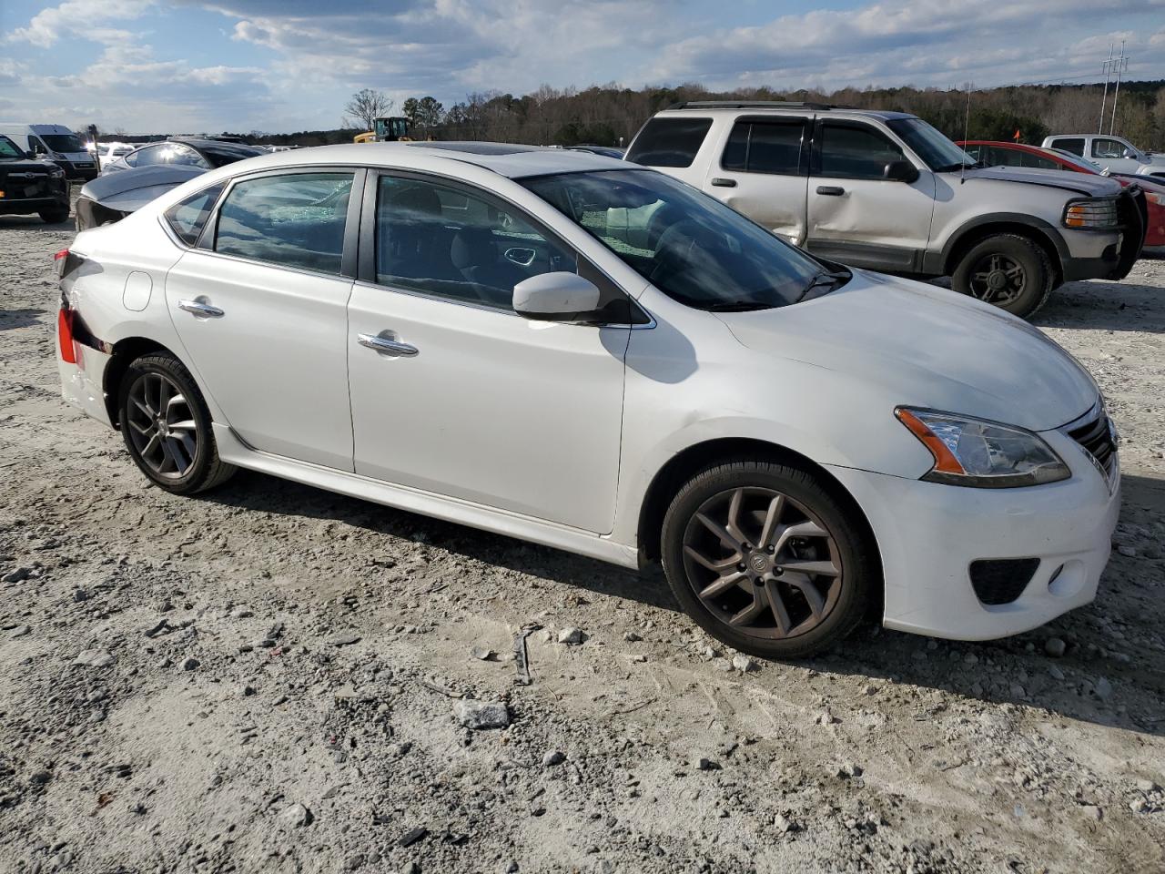 2013 Nissan Sentra VIN 3N1AB7AP3DL791641 Copart auction photo, rear end damage thumbnail 4