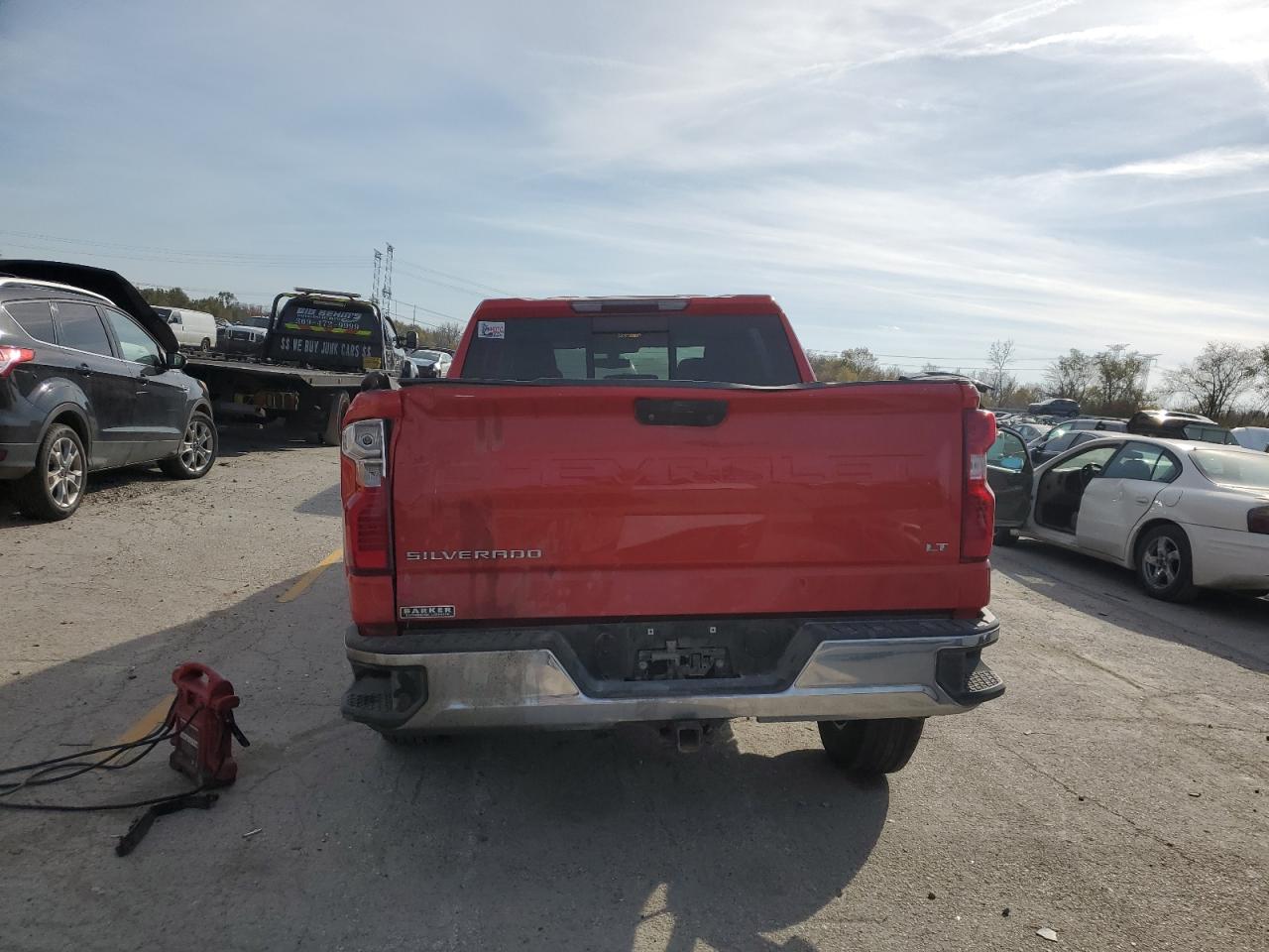 2019 Chevrolet Silverado VIN 3GCUYDED3KG141365 Copart auction photo, side damage thumbnail 6