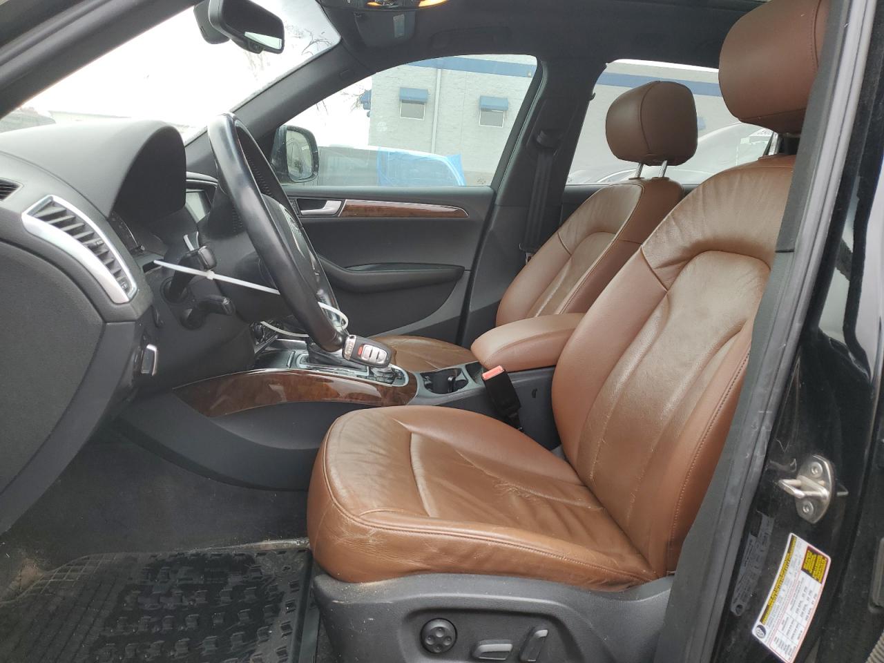 2010 Audi Q5 VIN WA1LKAFP7AA091856 Copart auction photo, front end / side damage thumbnail 7