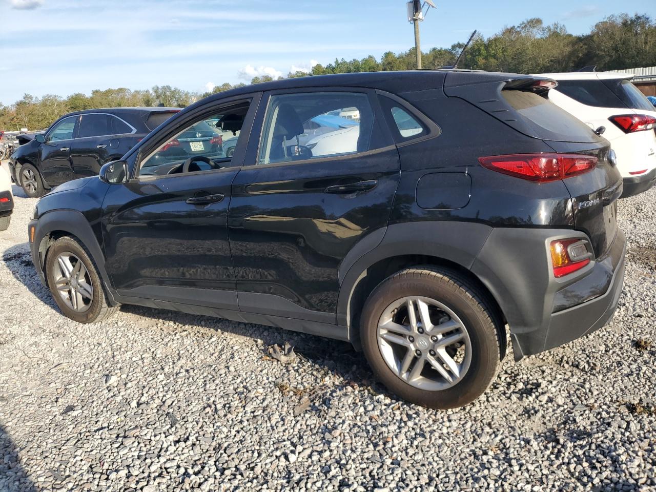 2019 Hyundai Kona VIN KM8K12AA3KU384128 Copart auction photo, front end damage thumbnail 2