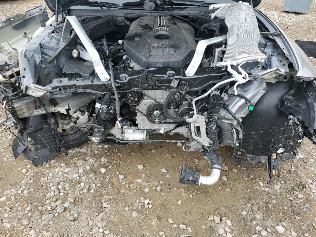 2023 Genesis G70 VIN KMTG34TA6PU126241 Copart auction photo, front end damage thumbnail 12