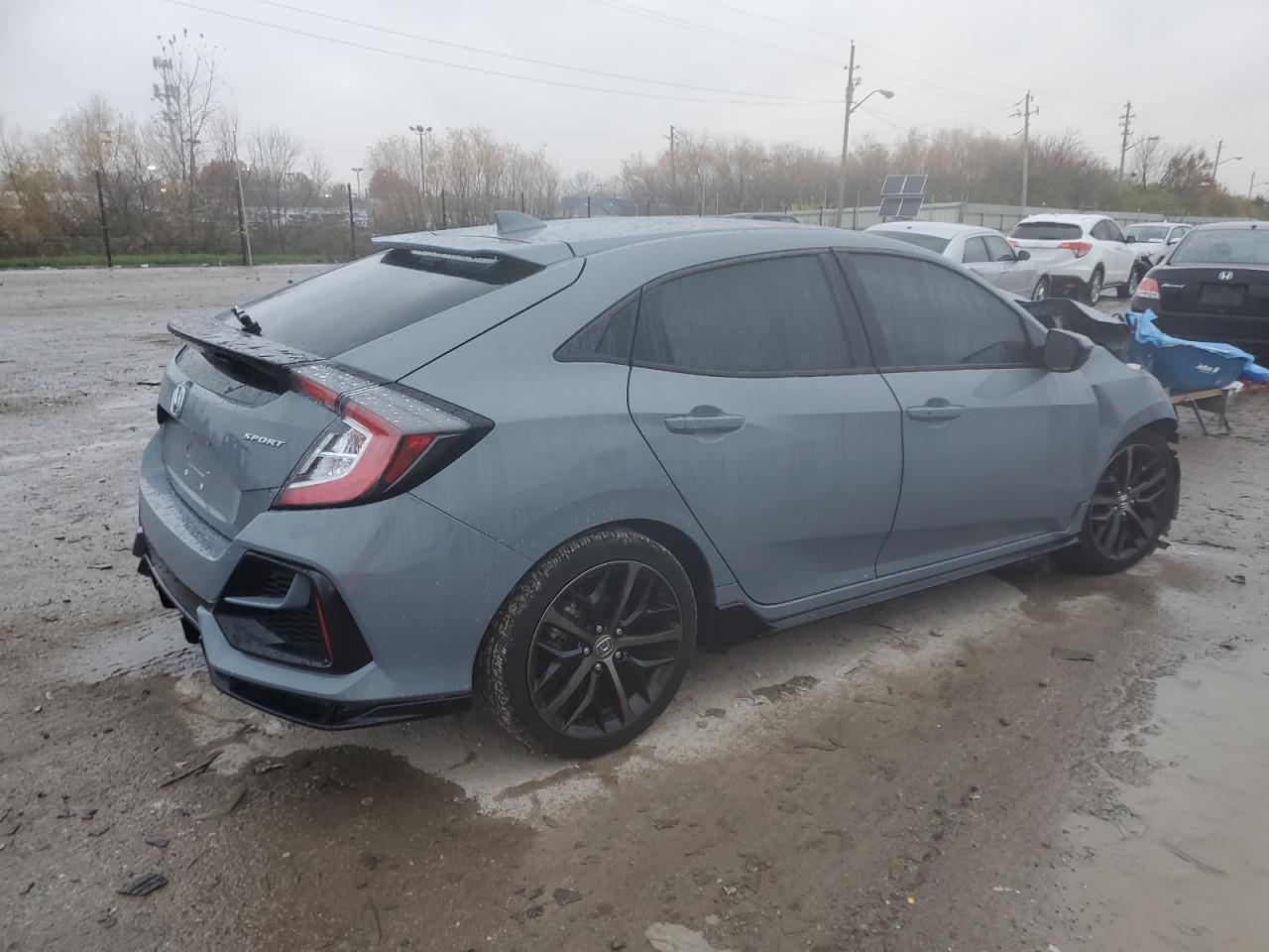 2021 Honda Civic VIN SHHFK7H4XMU217596 Copart auction photo, front end / mechanical damage thumbnail 3