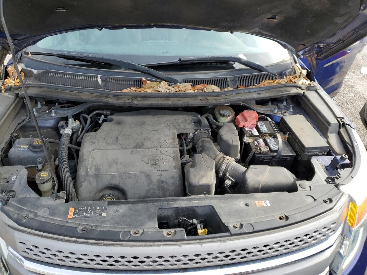 2015 Ford Explorer VIN 1FM5K7B8XFGA12311 Copart auction photo, all over damage thumbnail 13