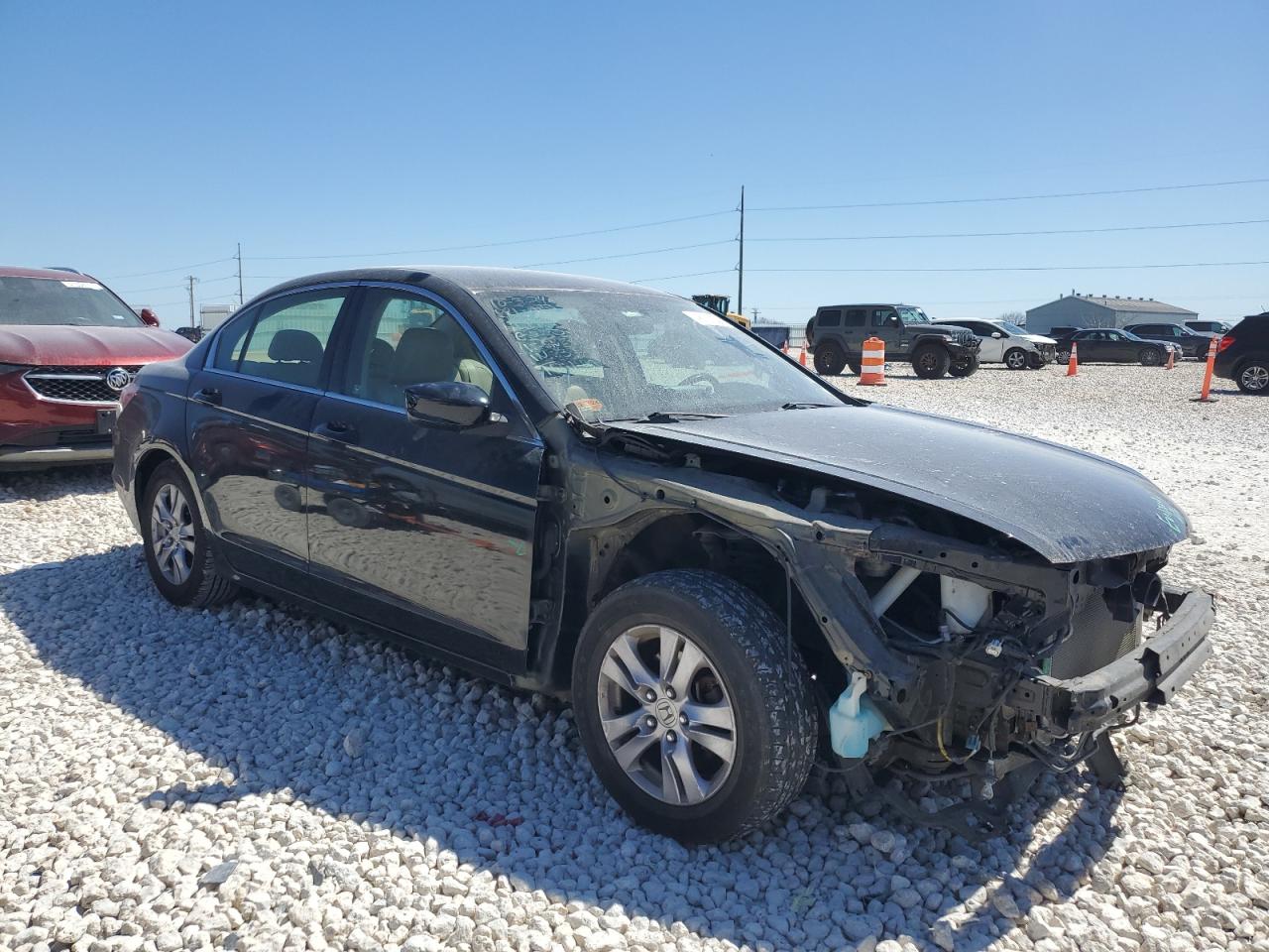 2012 Honda Accord VIN 1HGCP2F60CA233196 Copart auction photo, frame damage / front end damage thumbnail 4