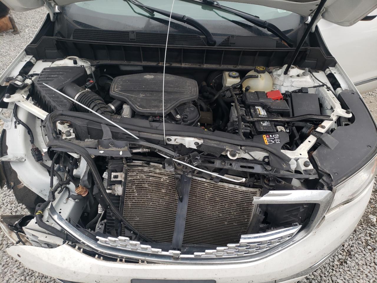 2017 GMC Acadia VIN 1GKKNXLS1HZ299140 Copart auction photo, front end / side damage thumbnail 12