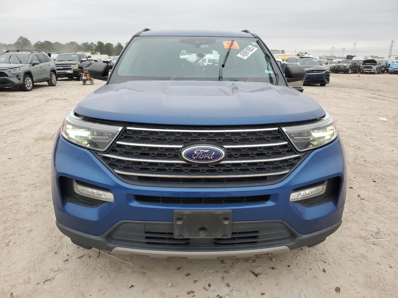 2020 Ford Explorer VIN 1FMSK7DH4LGC45418 Copart auction photo, rear end / side damage thumbnail 5