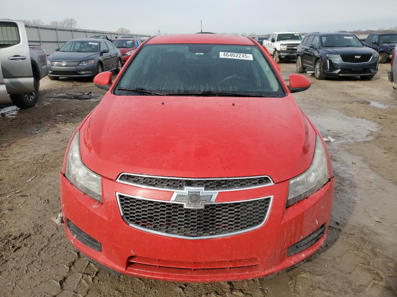 2014 Chevrolet Cruze VIN 1G1PE5SB3E7312610 Copart auction photo, side / front end damage thumbnail 5