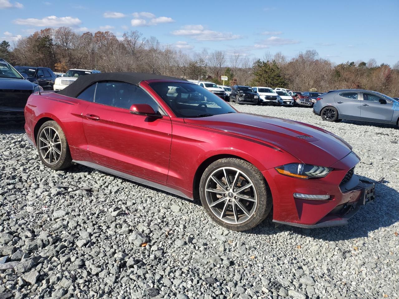 2019 Ford Mustang VIN 1FATP8UH5K5188632 Copart auction photo, front end damage thumbnail 4