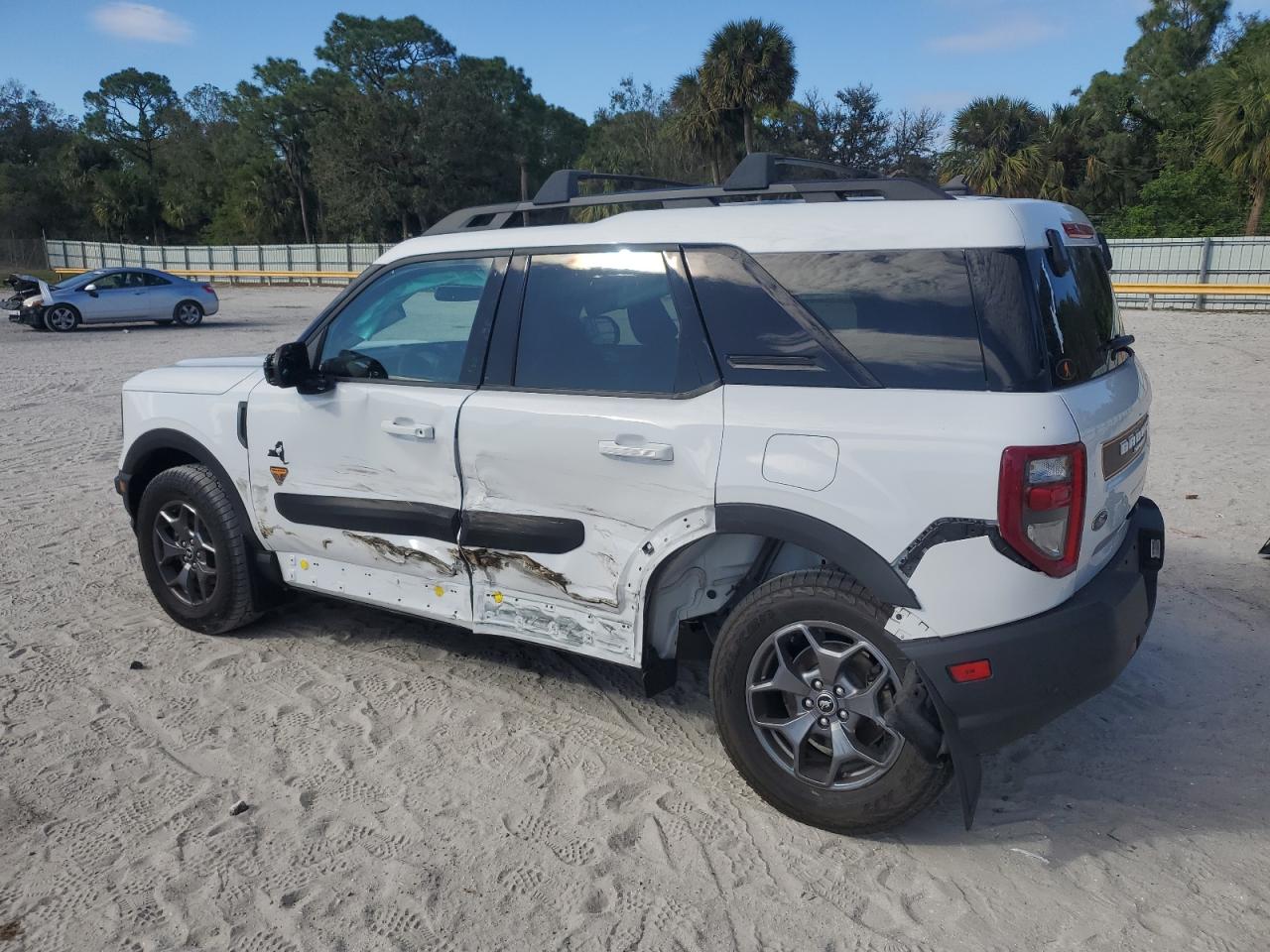 2023 Ford Bronco VIN 3FMCR9D97PRE30954 Copart auction photo, side damage thumbnail 2