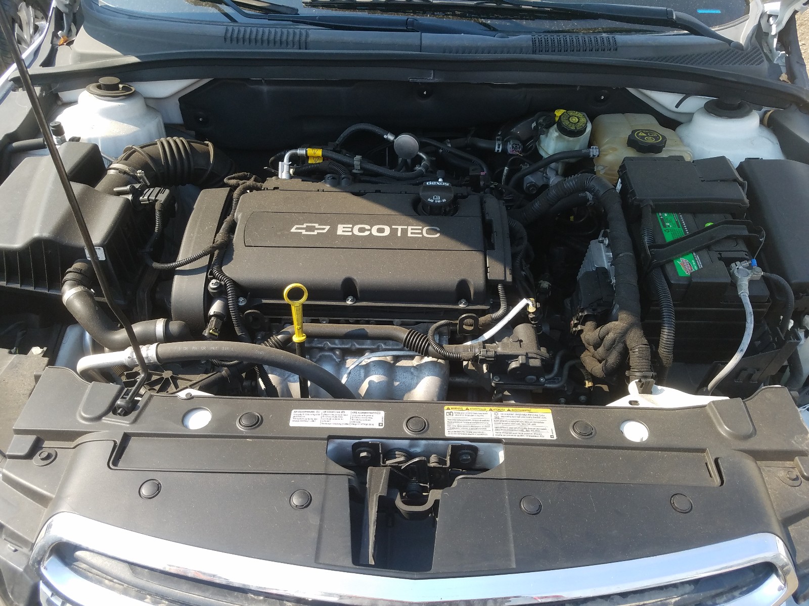 2015 Chevrolet Cruze VIN 1G1PA5SG6F7213496 Copart auction photo, front end damage thumbnail 7