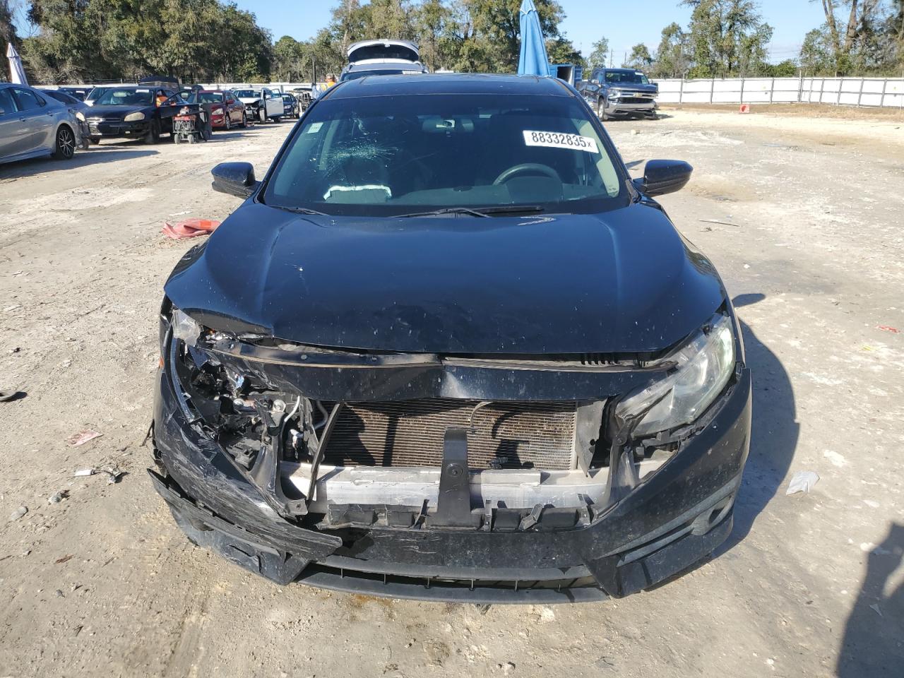 2017 Honda Civic VIN 19XFC1F39HE029038 Copart auction photo, front end damage thumbnail 5