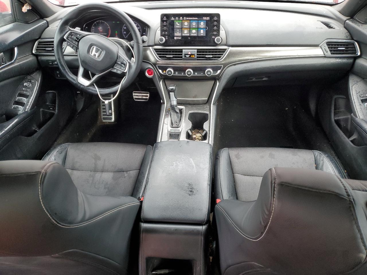 2018 Honda Accord VIN 1HGCV1F37JA160055 Copart auction photo, rear end damage thumbnail 8