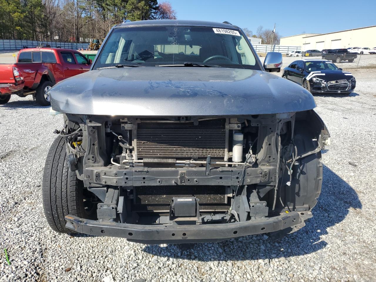 2017 Nissan Armada VIN JN8AY2NDXH9000524 Copart auction photo, front end / side damage thumbnail 5