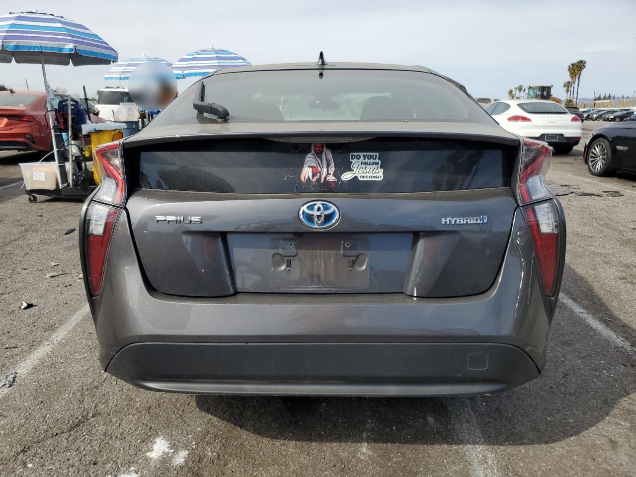 2017 Toyota Prius VIN JTDKBRFU7H3550078 Copart auction photo, side damage thumbnail 6