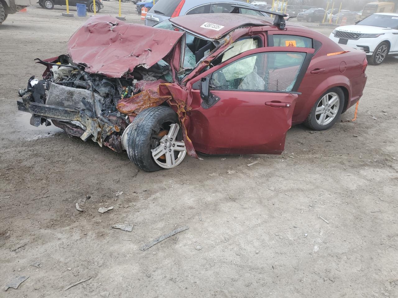 2014 Dodge Avenger VIN 1C3CDZCB1EN163631