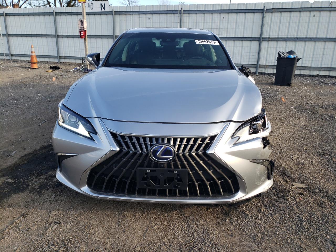2022 Lexus ES VIN 58AFA1C17NU025726 Copart auction photo, front end / undercarriage damage thumbnail 5