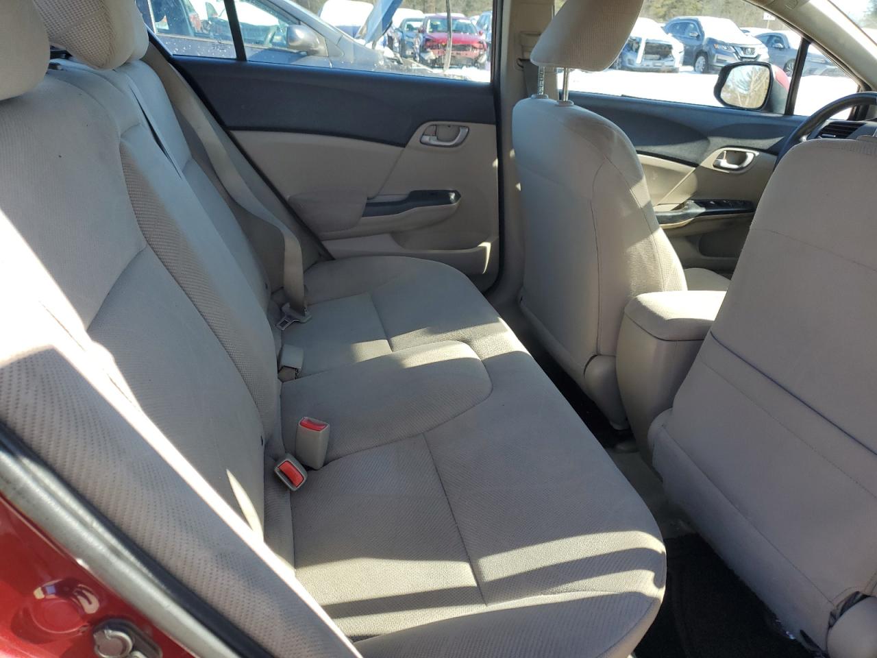 2012 Honda Civic VIN 2HGFB2F5XCH609133 Copart auction photo, rear end damage thumbnail 10