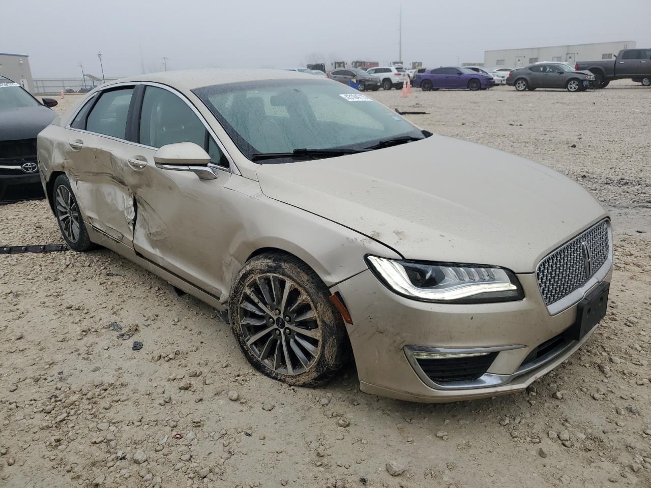 2017 Lincoln MKZ VIN 3LN6L5KU3HR602557 Copart auction photo, side / mechanical damage thumbnail 4