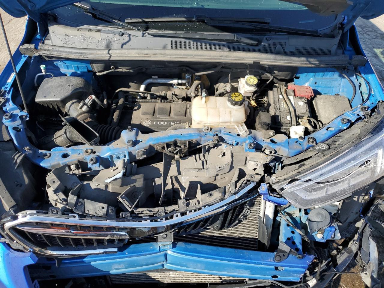 2018 Buick Encore VIN KL4CJGSB8JB529102 Copart auction photo, front end / side damage thumbnail 12