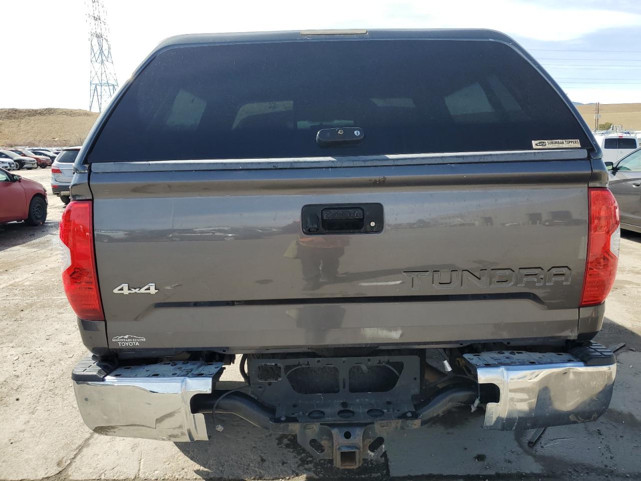 2016 Toyota Tundra VIN 5TFDW5F11GX545901 Copart auction photo, front end / rear end damage thumbnail 6
