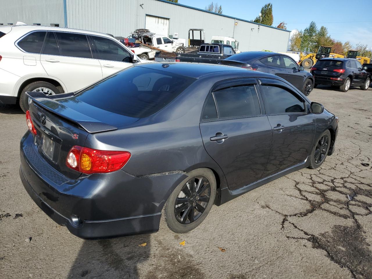 2010 Toyota Corolla VIN 2T1BU4EE1AC361415 Copart auction photo, rear end / side damage thumbnail 3