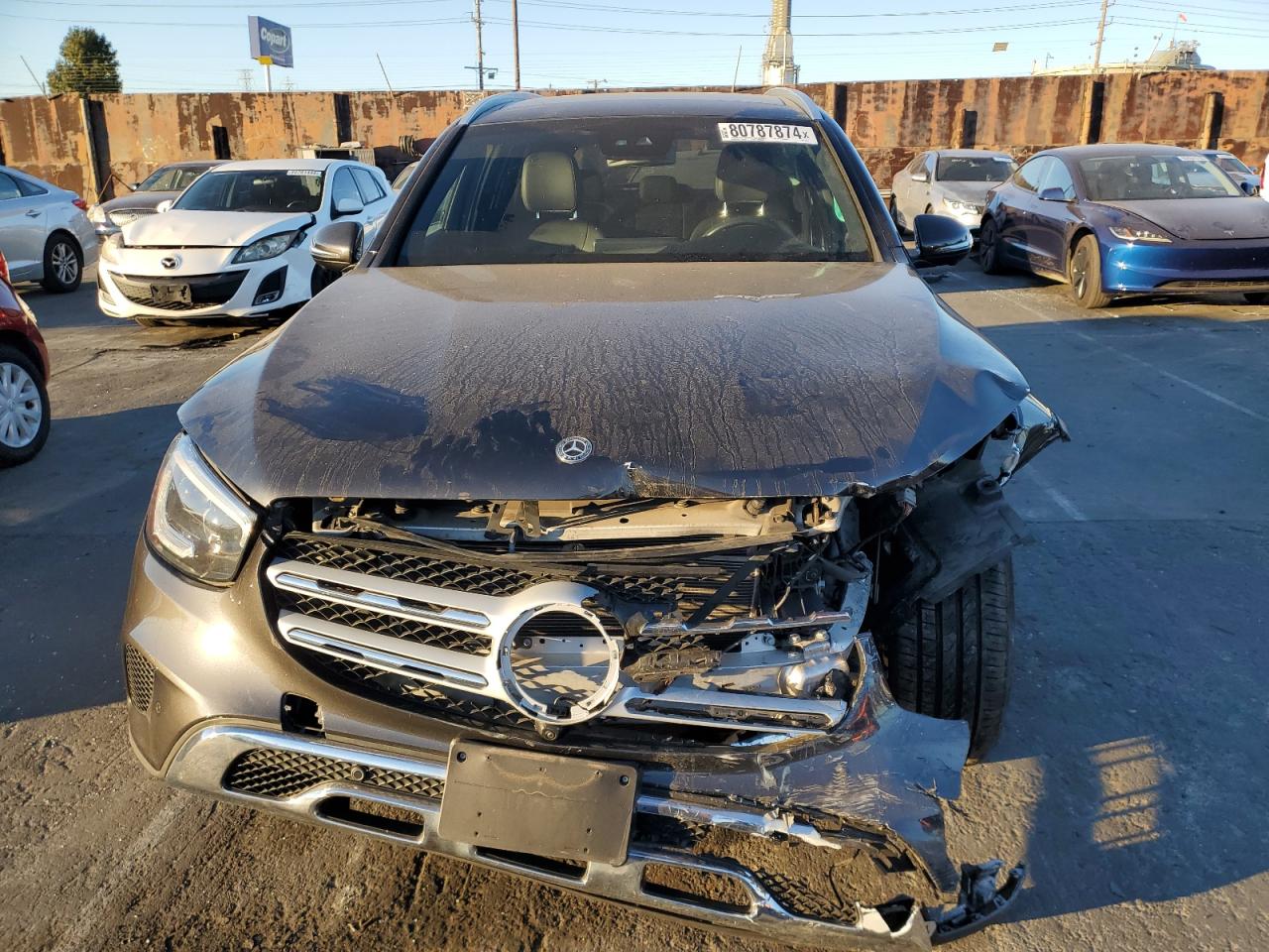 2020 Mercedes-Benz GLC VIN W1N0G8DB7LF812847 Copart auction photo, front end damage thumbnail 5