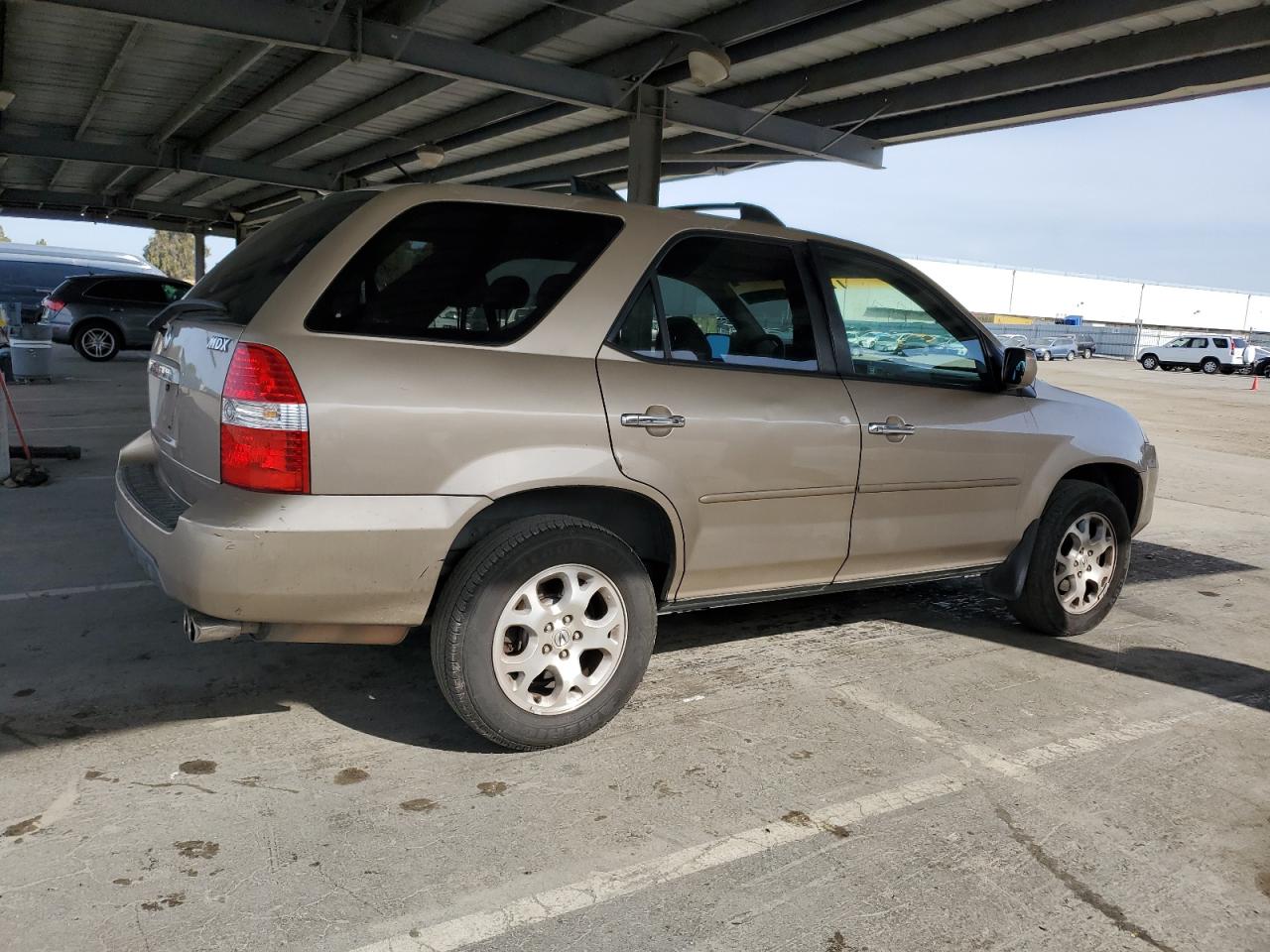 2002 Acura MDX VIN 2HNYD18692H541451 Copart auction photo, side damage thumbnail 3