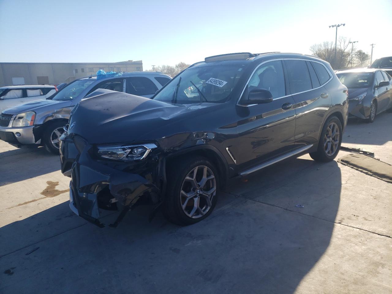 2022 BMW X3 VIN WBX47DP02NN155639