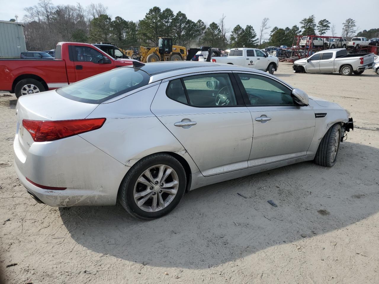 2013 KIA Optima VIN 5XXGN4A72DG154250 Copart auction photo, all over damage thumbnail 3