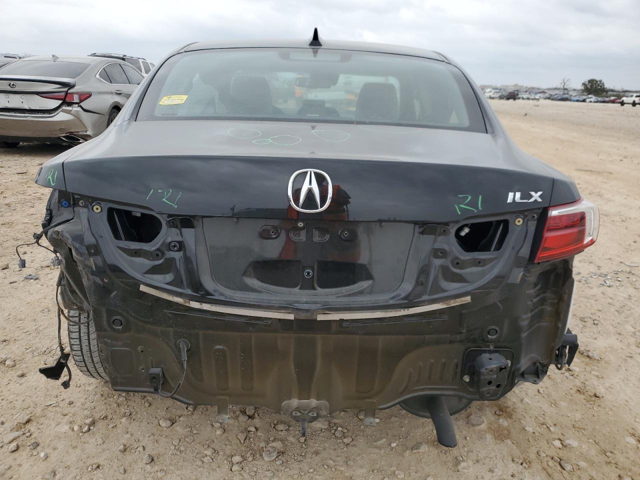 2016 Acura ILX VIN 19UDE2F72GA000218 Copart auction photo, rear end / minor dent/scratches damage thumbnail 6