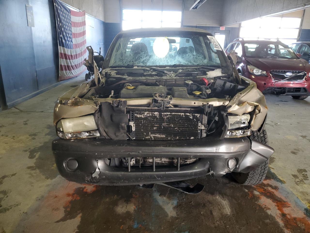 2002 Dodge Dakota VIN 1B7GL12XX2S569628 Copart auction photo, all over damage thumbnail 5