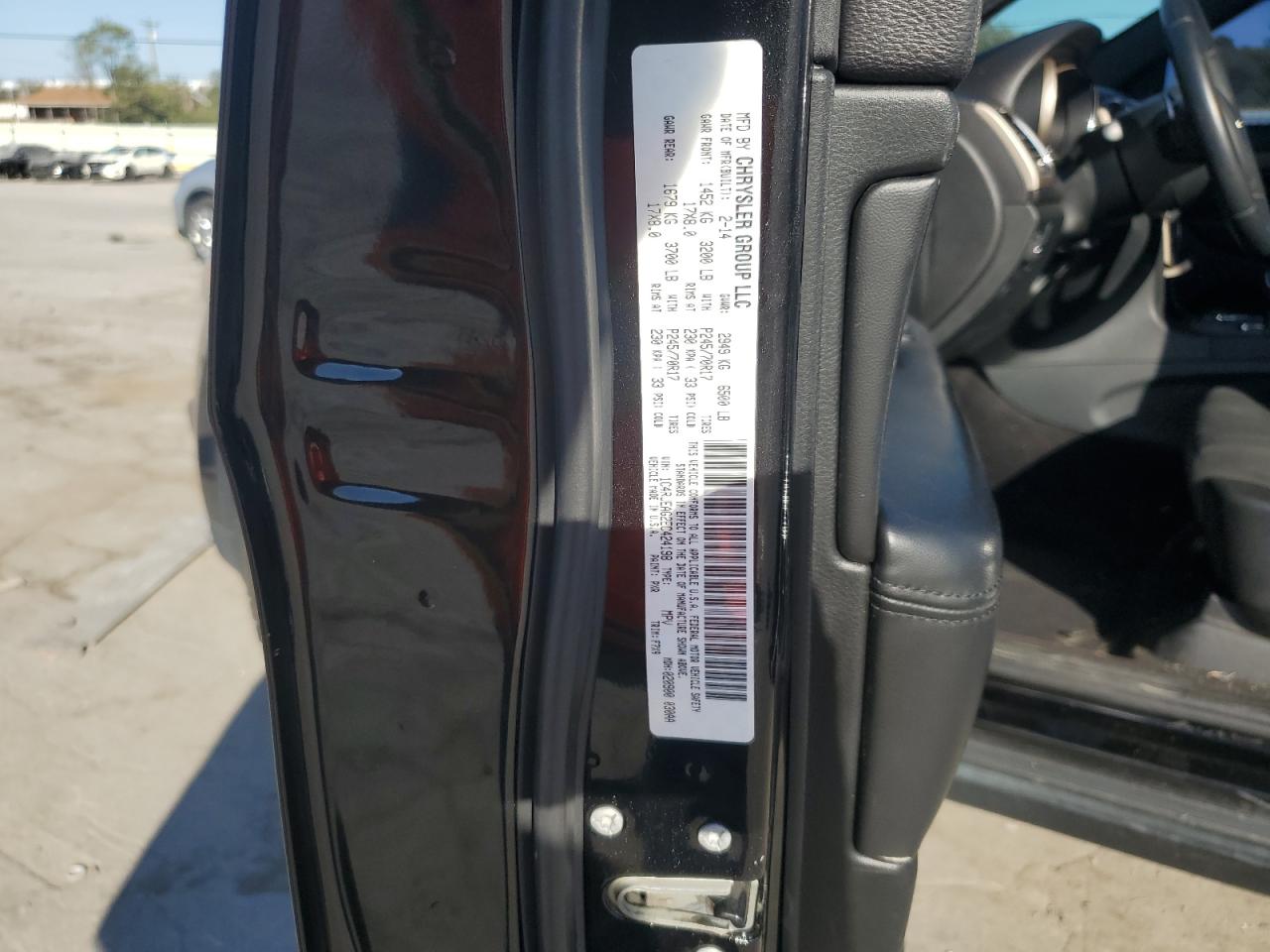 2014 Jeep Grand Cherokee VIN 1C4RJEAG2EC424198 Copart auction photo, rear end damage thumbnail 16