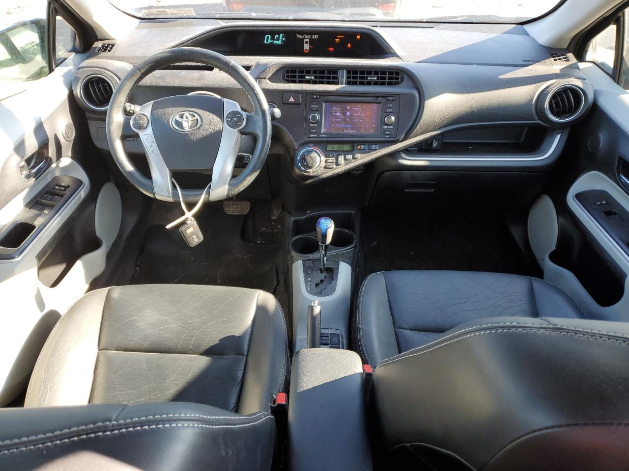 2014 Toyota Prius VIN JTDKDTB33E1074584 Copart auction photo, rear end / side damage thumbnail 8
