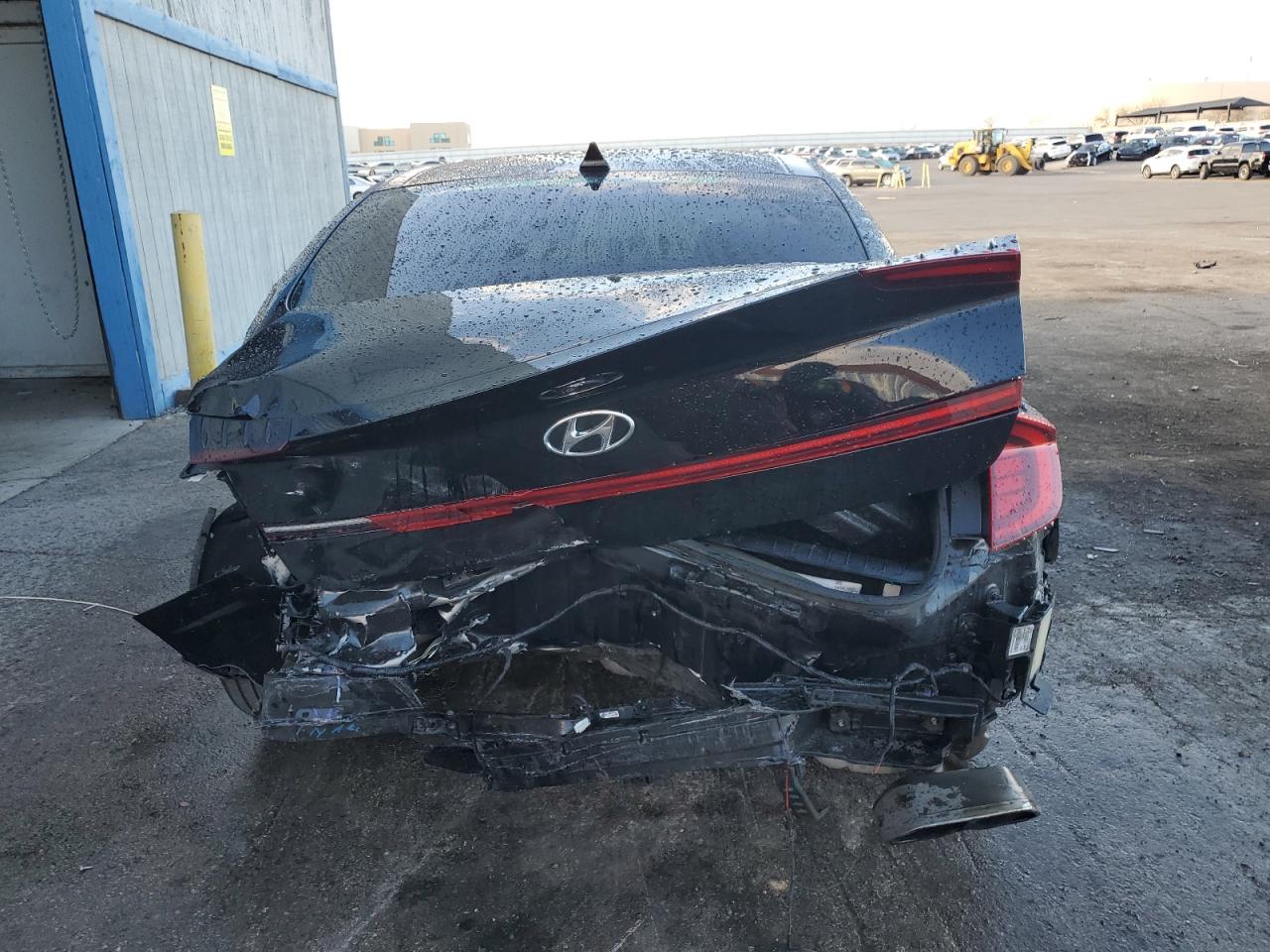 2020 Hyundai Sonata VIN 5NPEJ4J28LH044894 Copart auction photo, front end / rear end damage thumbnail 6