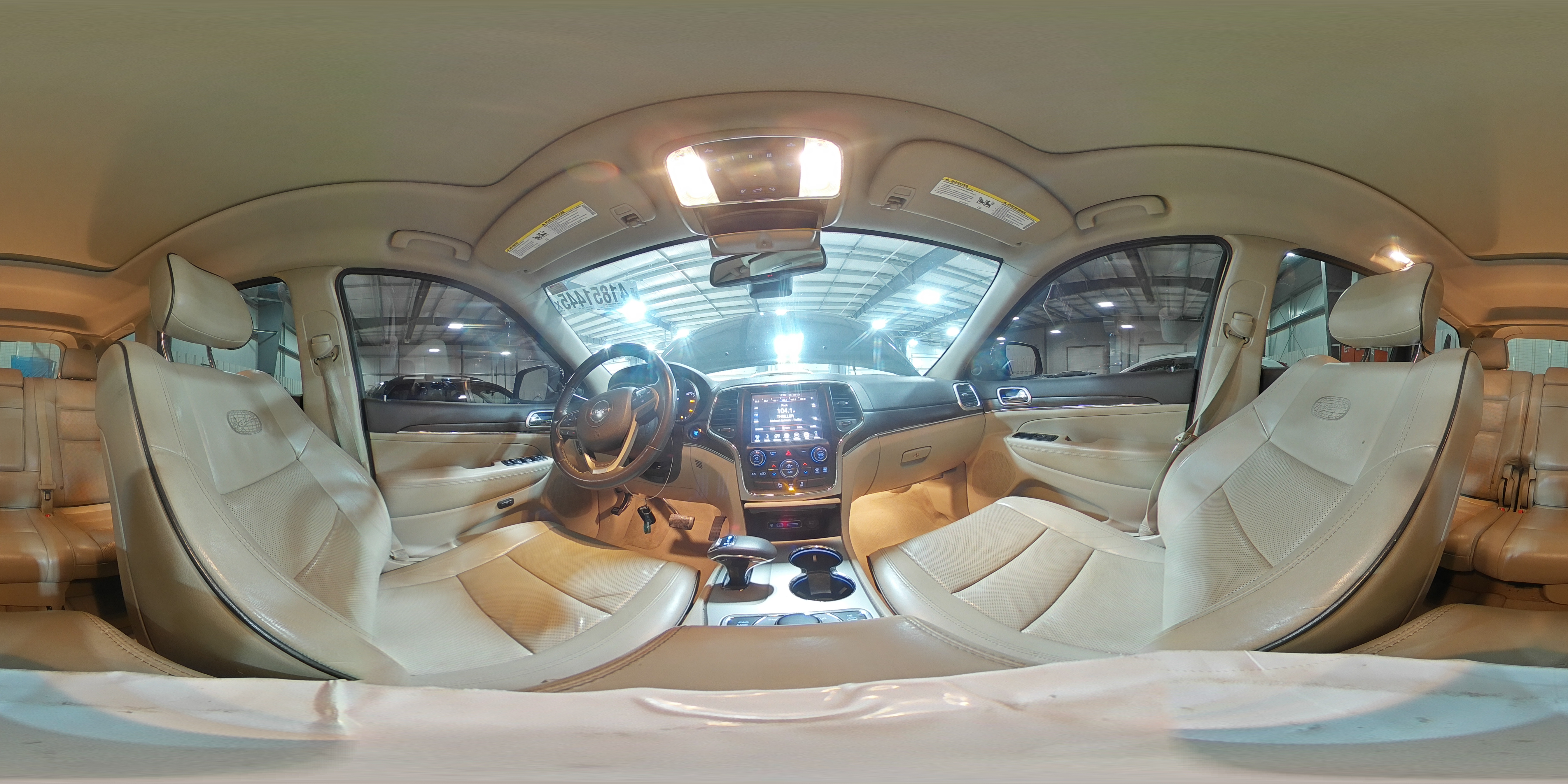 2014 Jeep Grand Cherokee VIN 1C4RJFCG9EC129697 Copart auction photo, front end damage thumbnail 14